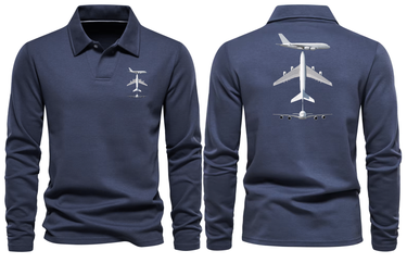 AIRBUS A380 LONG SLEEVE POLO